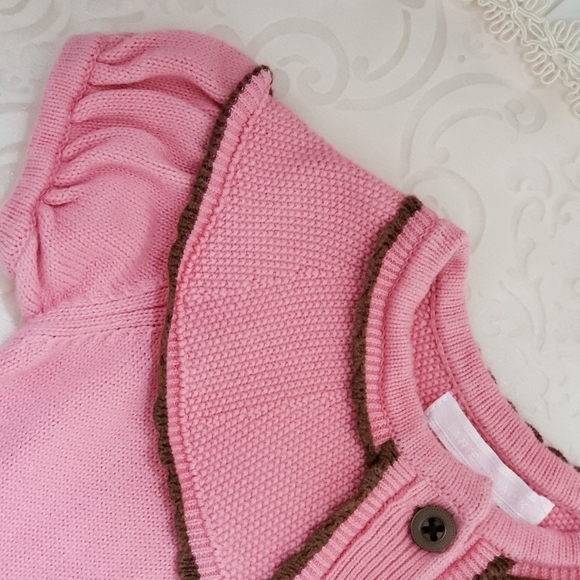 Janie and Jack Cotton Knitted Dress 12-18m - Picture 2 of 4